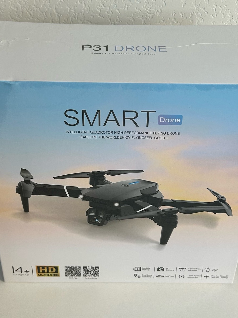 Brand New ~ P31 - Smart Drone Quadcopter - Black